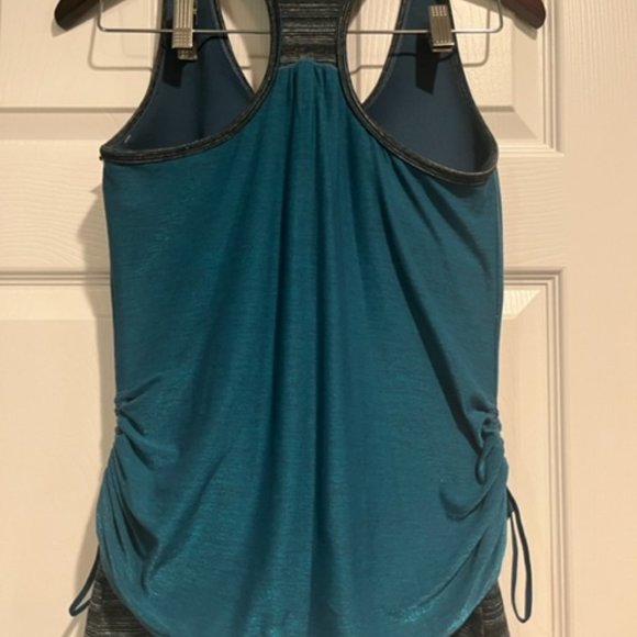 ATHLETA Racerback Tank Top, Double Layer With Bra EUC - Picture 4 of 6